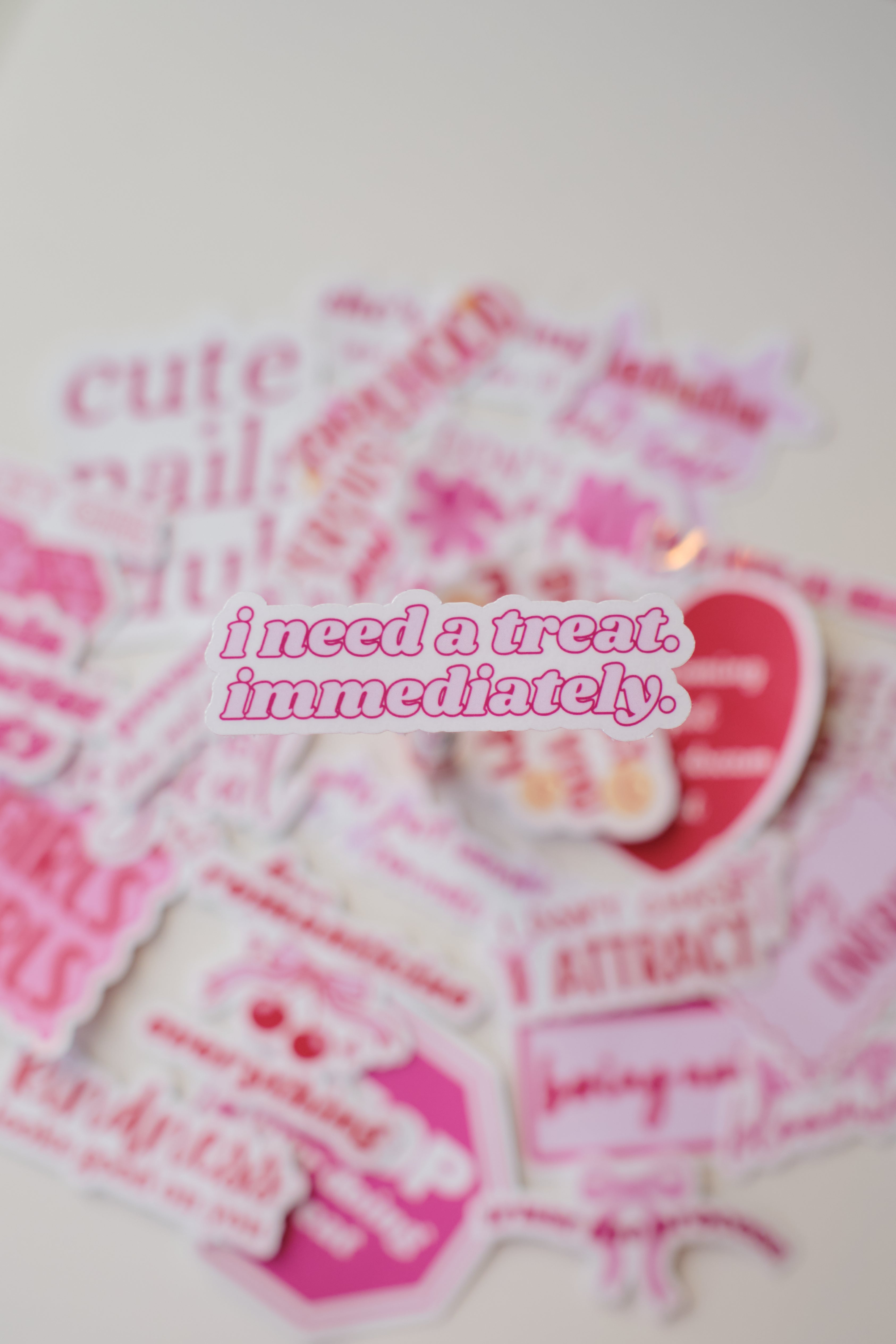 I Need a Treat Sticker