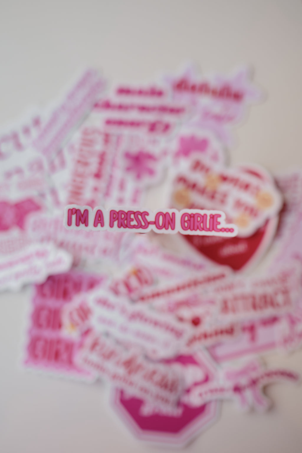 Press-On Girlie Sticker