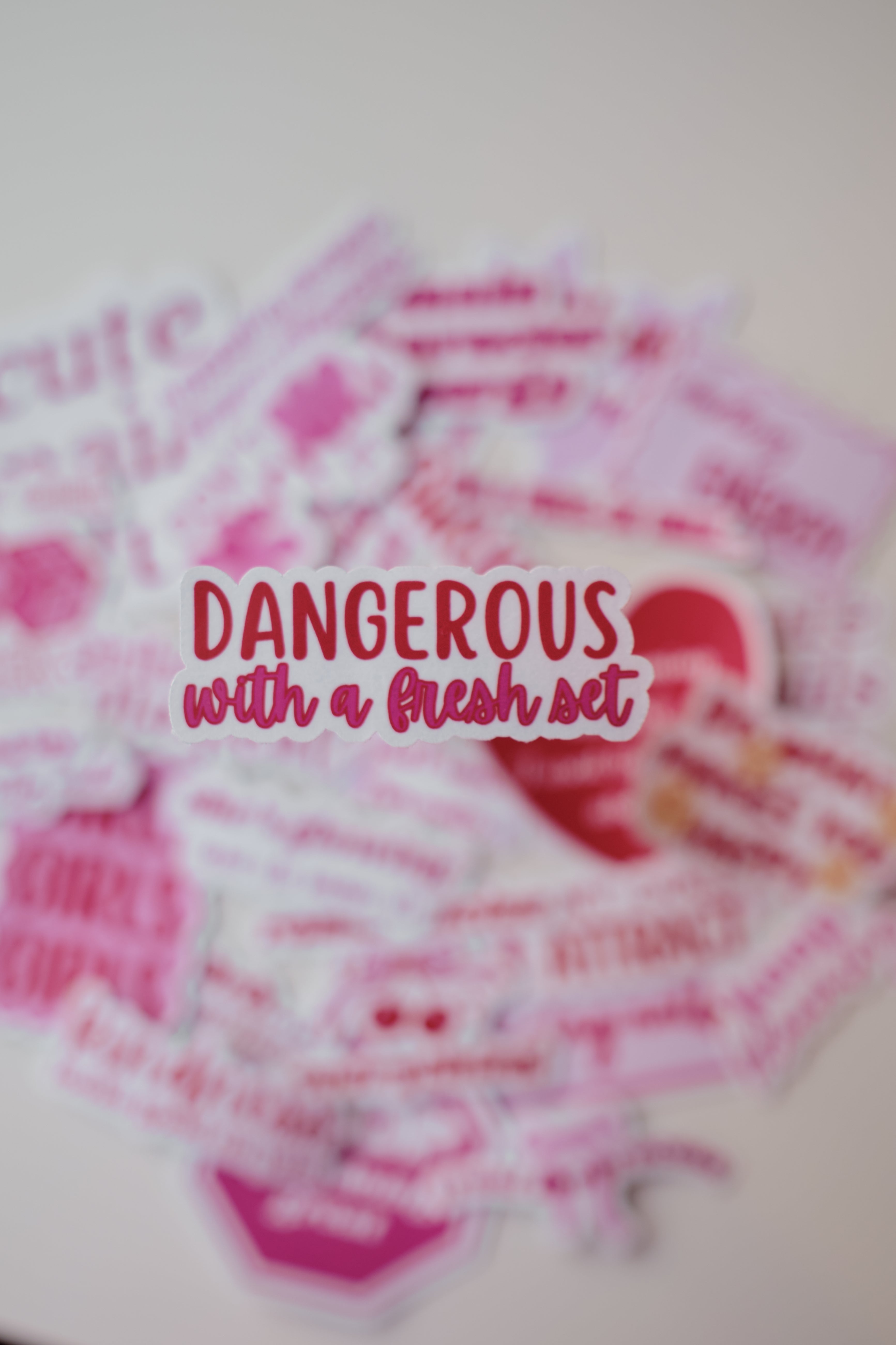 Dangerous With a Fresh Set Sticker