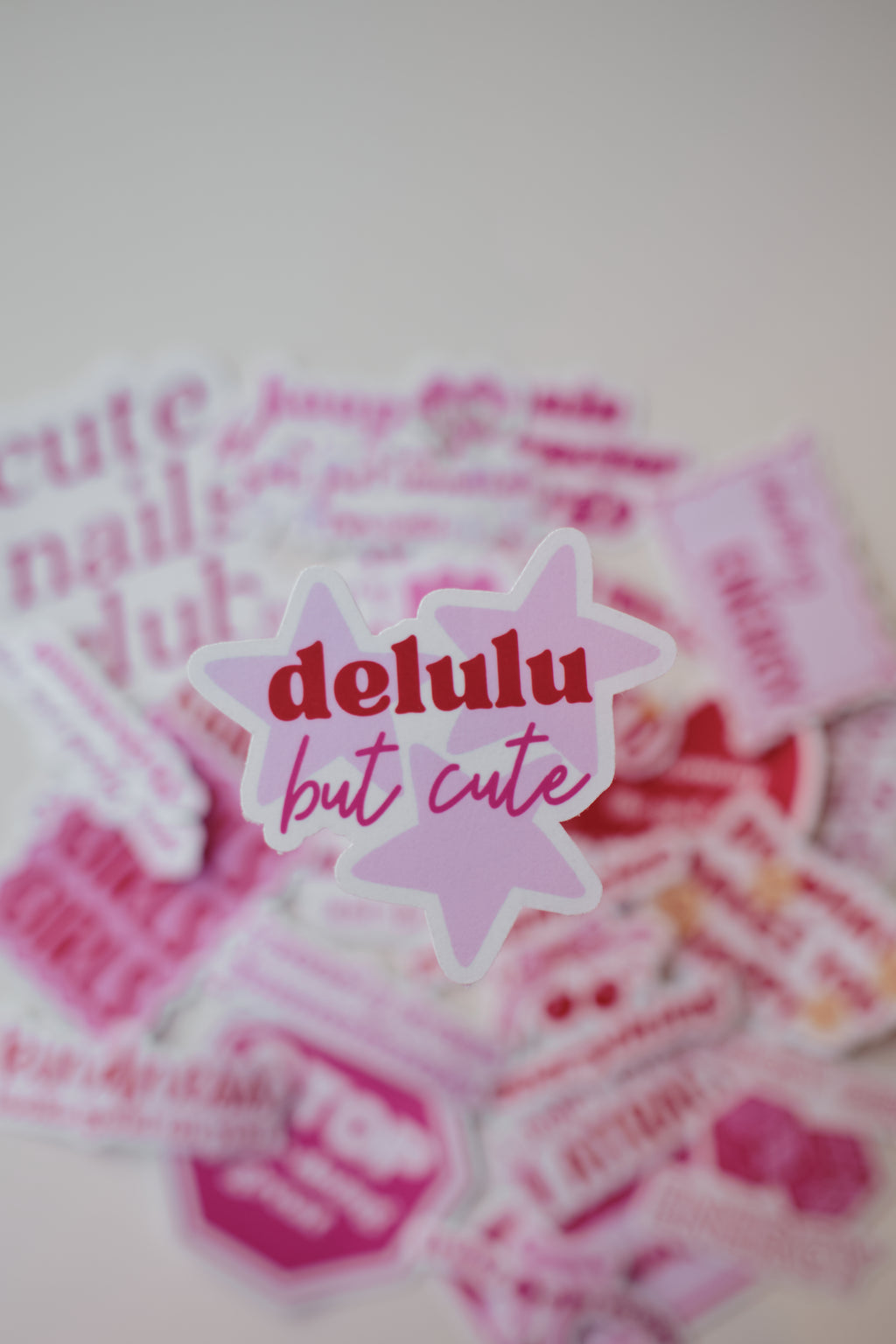 Delulu But Cute Sticker