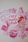 Cute Nails Club Sticker