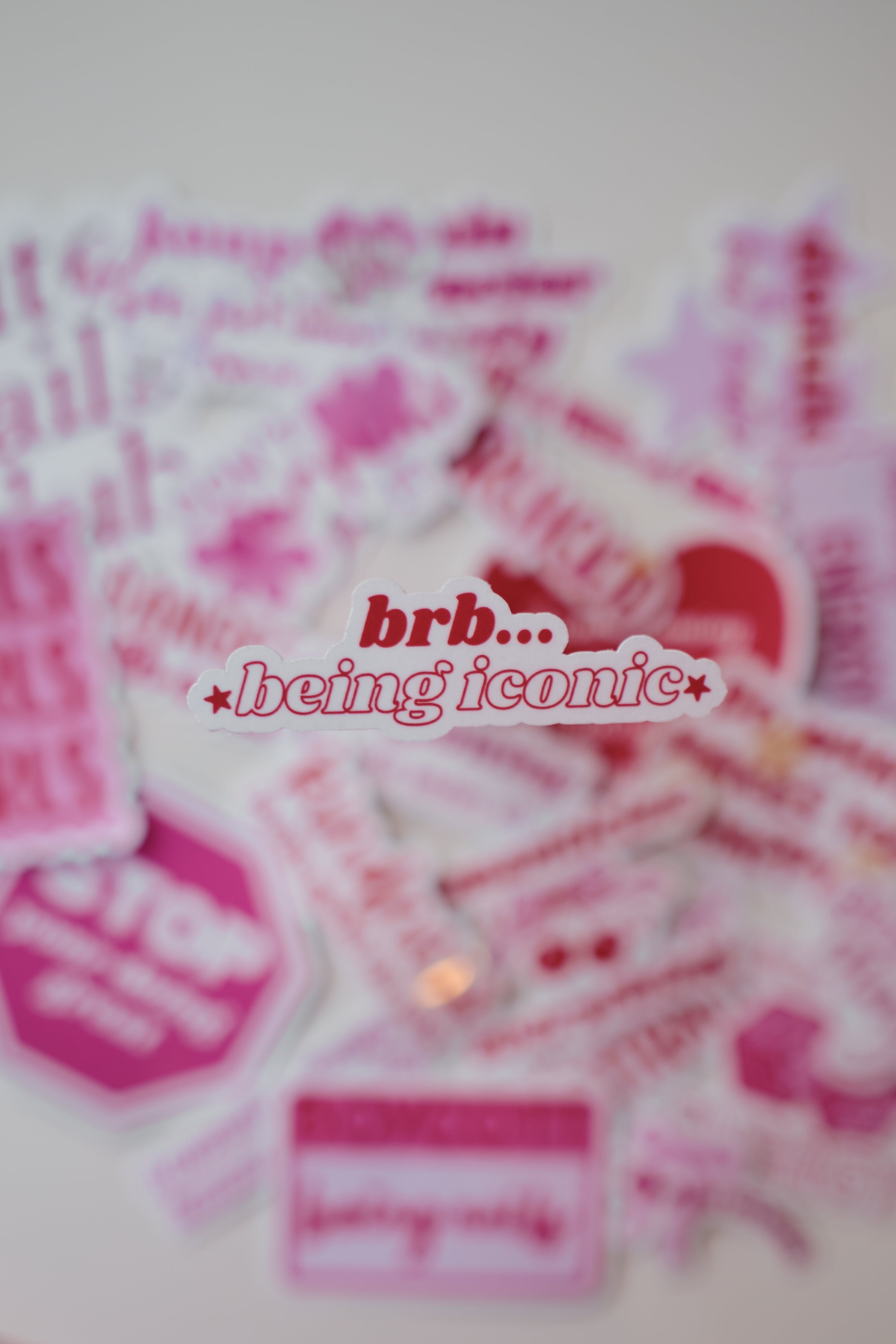 Being Iconic Sticker