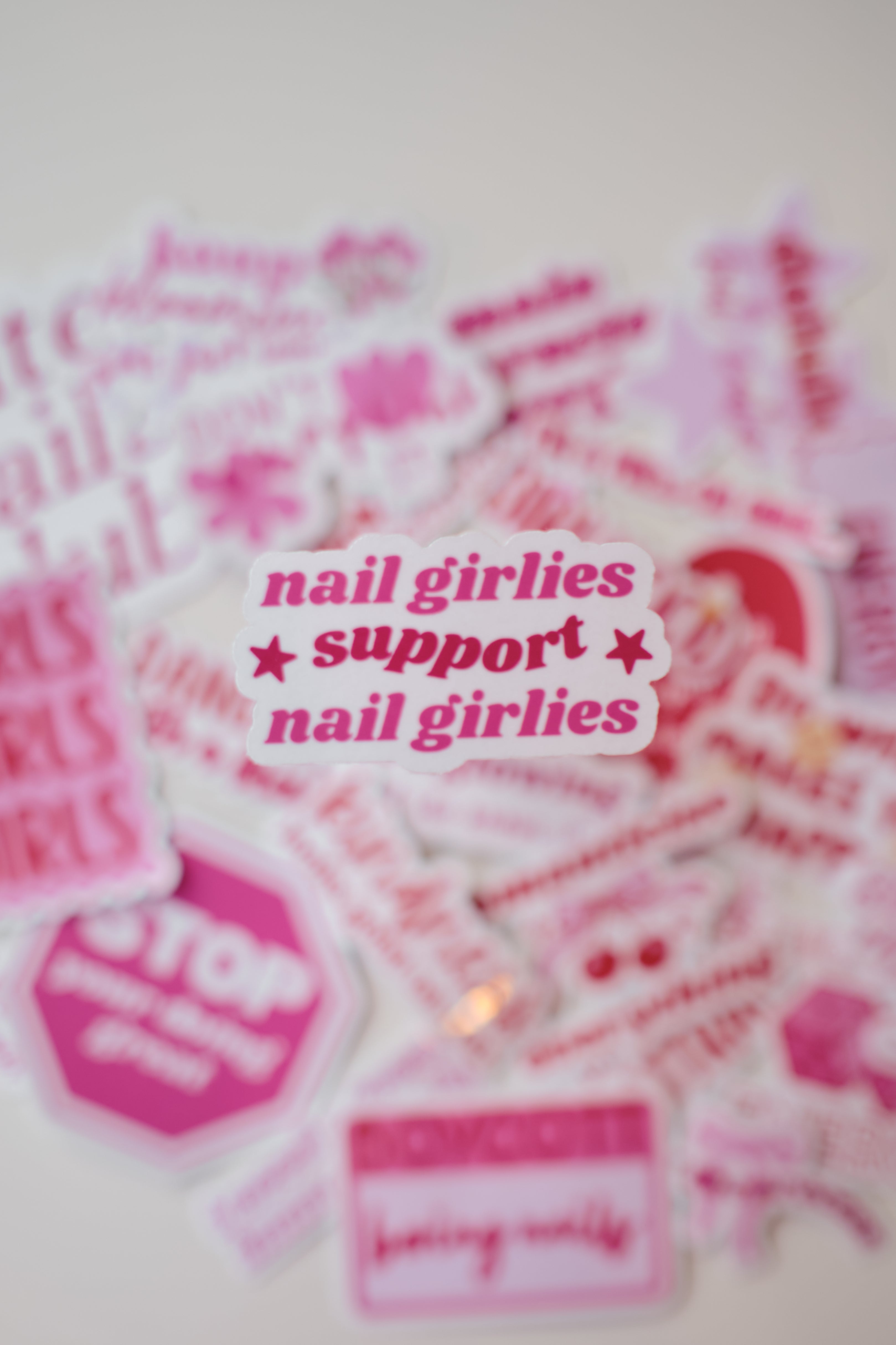 Nail Girlies Support Sticker